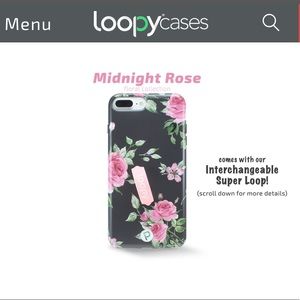 Midnight Rose Loopy Case